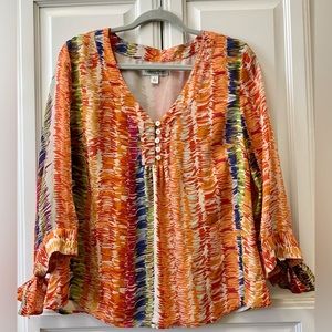 Coldwater Creek Silk Blouse. Size L.